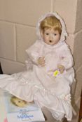FIVE BOXED HAMILTON COLLECTION PORCELAIN COLLECTORS DOLLS, comprising Jessica, Sara and Andrew by