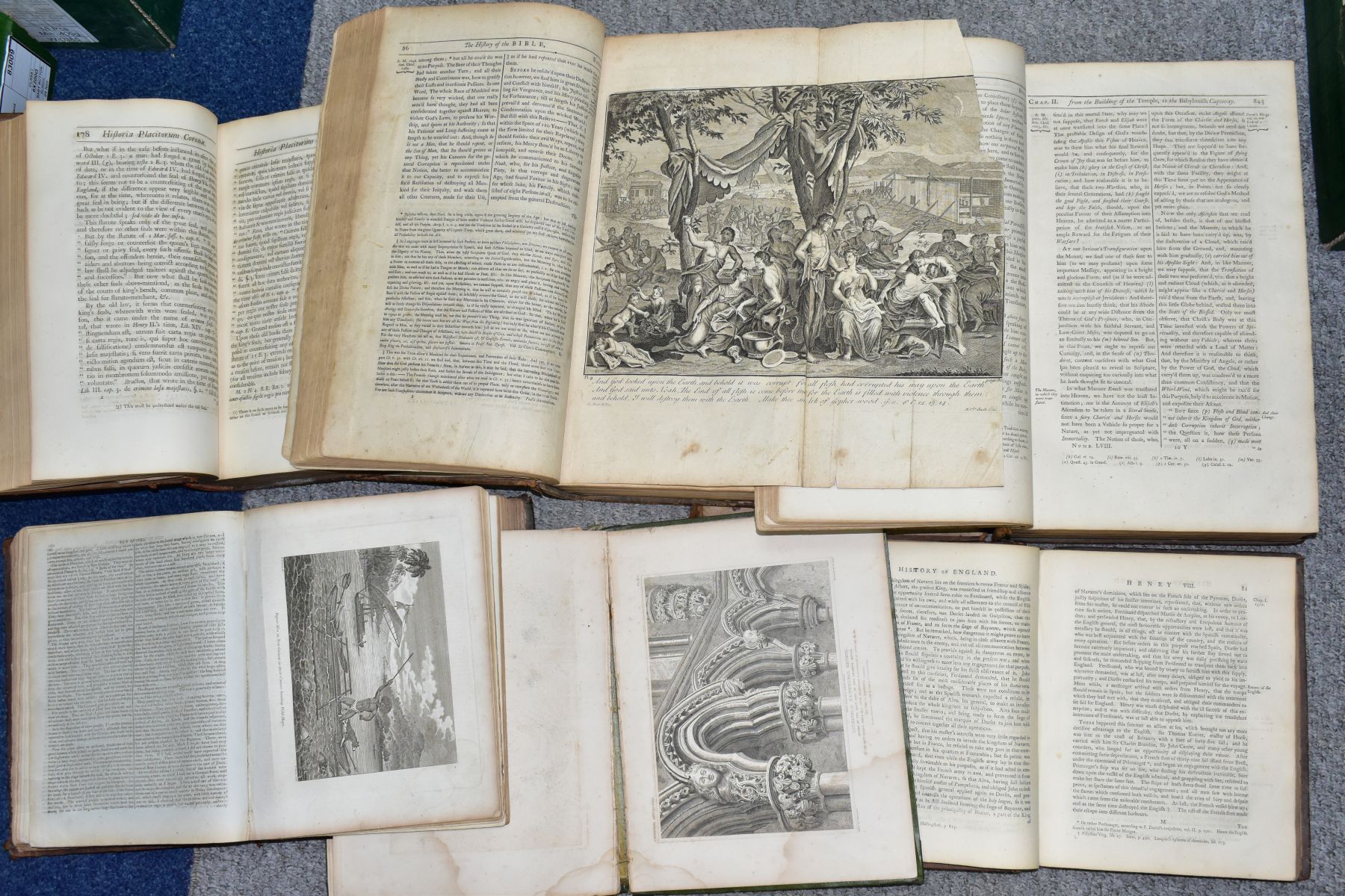A BOX OF SIX ANTIQUARIAN BOOKS, comprising 'The History and Antiquities of the See and Cathedral - Image 7 of 7