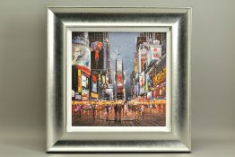 HENDERSON CISZ (BRAZIL 1960) 'AFTER DARK, TIMES SQUARE', a signed limited edition print of New York,