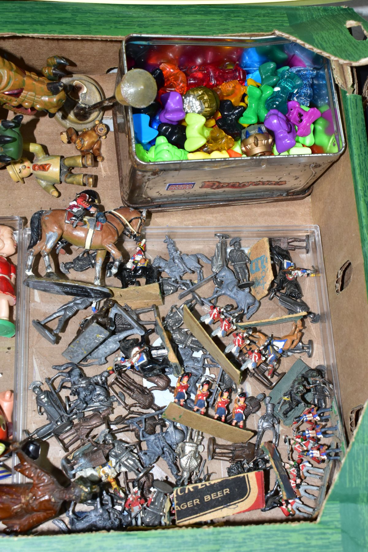 A BOX OF ASSORTED TOYS AND TWO RADIO CONTROLLED BOATS AND A BATTERY OPERATED SHIP, the toys to - Image 4 of 8