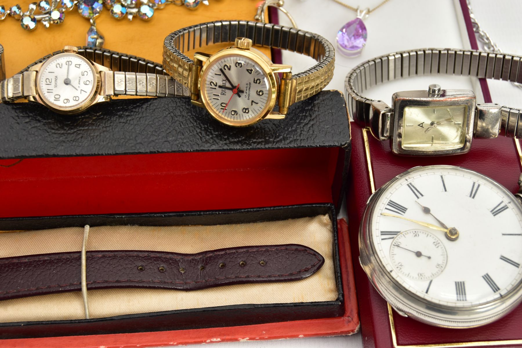 A VICTORIAN SILVER OPEN FACE POCKET WATCH, a hand wound movement, round white dial, Roman numerals - Image 3 of 10