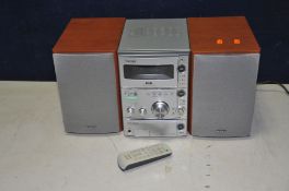 A SONY CMT-CPZ1DAB MINI HI FI with matching speakers and remote (PAT pass and working)