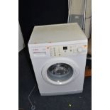 A BOSCH WAE28367GB WASHING MACHINE width 60cm x depth 60cm x height 85cm (PAT pass and powers up)