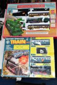 A BOXED TRANS PACIFIC TRADITIONAL RAILWAY SET, battery operated, appears to be unused, together with
