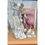 LLADRO SCULPTURES COMPRISING MALE GOLFER P4793, Designed by Lladro artist Vicente Martínez, height