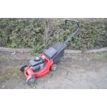 A MOUNTFIELD SP414 SELF PROPELLED PETROL LAWN MOWER with a RS100 100cc engine and grassbox (engine