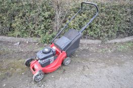 A MOUNTFIELD SP414 SELF PROPELLED PETROL LAWN MOWER with a RS100 100cc engine and grassbox (engine