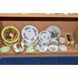 A GROUP OF ROYAL ALBERT, CARLTON WARE, AYNSLEY, ROYAL WORCESTER, ETC, including Royal Albert Old