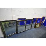 A QUANTITY OF MIRRORS of various styles, sizes and designs, and two pictures (some mirrors ideal for