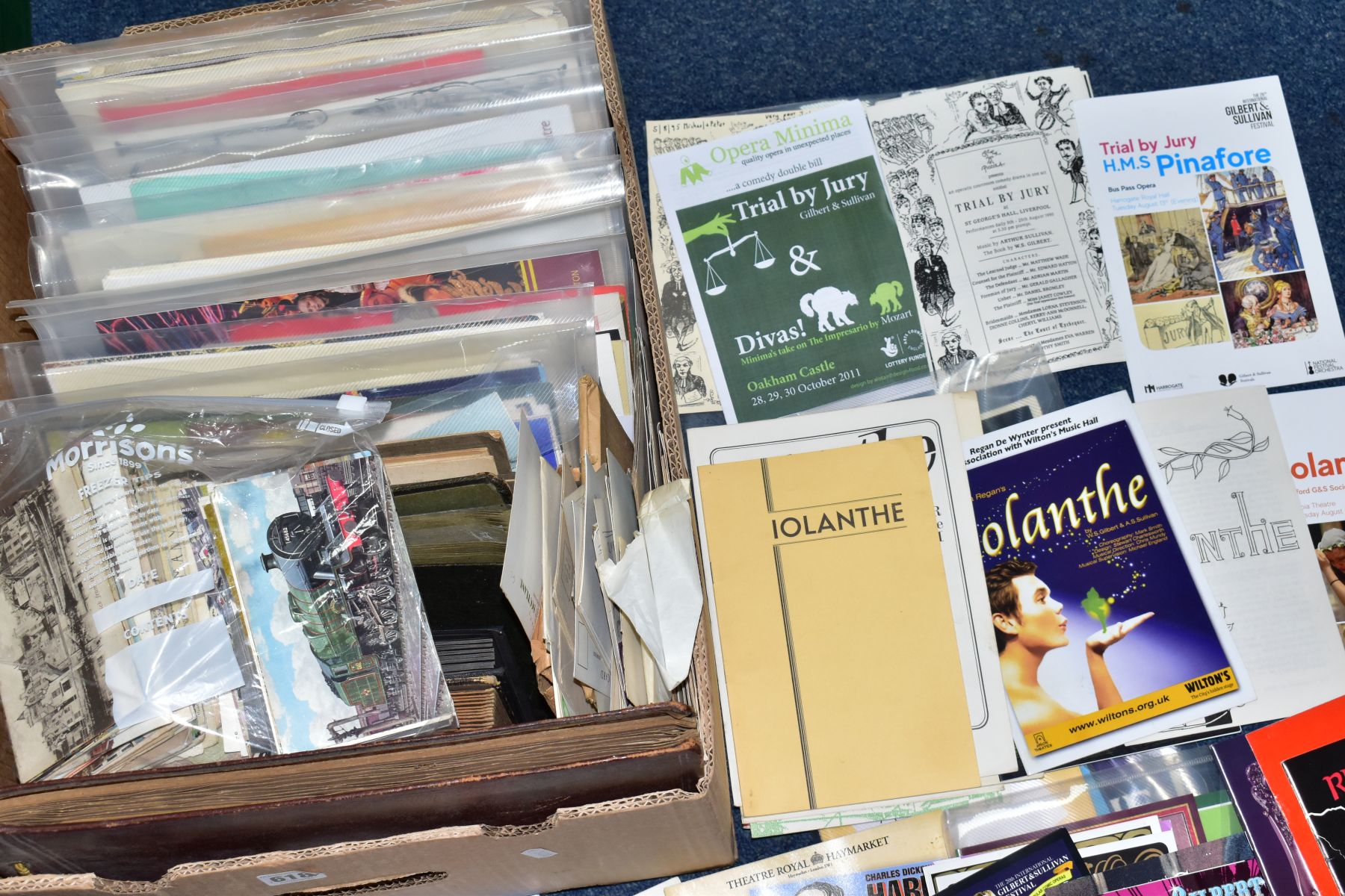 A BOX OF PRINTED EPHEMERA, including a large quantity of theatre programmes for performances of - Image 7 of 8