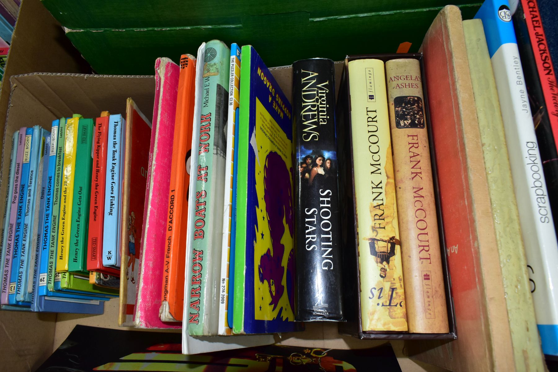 FIVE BOXES AND LOOSE BOOKS, CDS, DVDS, RUG MAKING KITS AND SUNDRY ITEMS, to include seventy books - Image 14 of 14