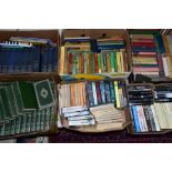 SIX BOXES OF BOOKS, approximately one hundred and fifty books to include 'Charles Dickens: The