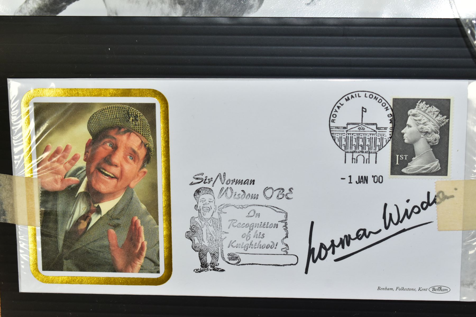 AUTOGRAPHS AND BOOKS, comprising a signed Norman Wisdom book 'Cos I'm a Fool', together with a - Image 4 of 6