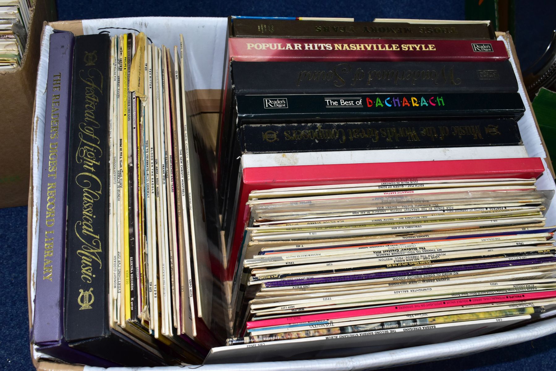 FOUR BOXES OF RECORDS, approximately two hundred and forty vinyl LPs and sets, artists to include - Image 10 of 13