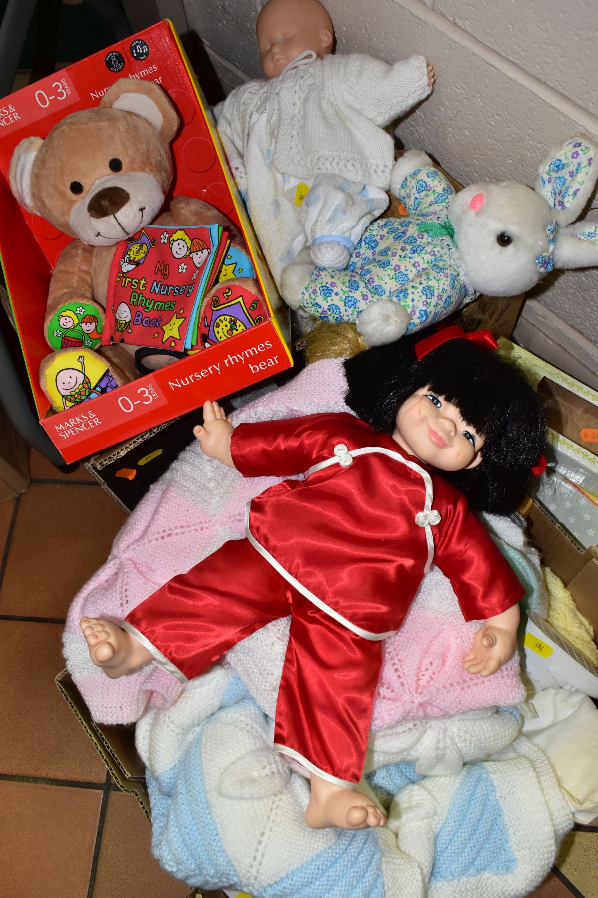 COLLECTORS DOLLS AND SOFT TOYS ETC, to include composite Chinese doll, bisque head doll with - Image 4 of 4