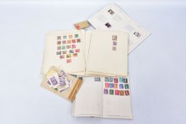 SMALL RANGE OF STAMPS ON ALBUM LEAVES, mainly 1930s-40s