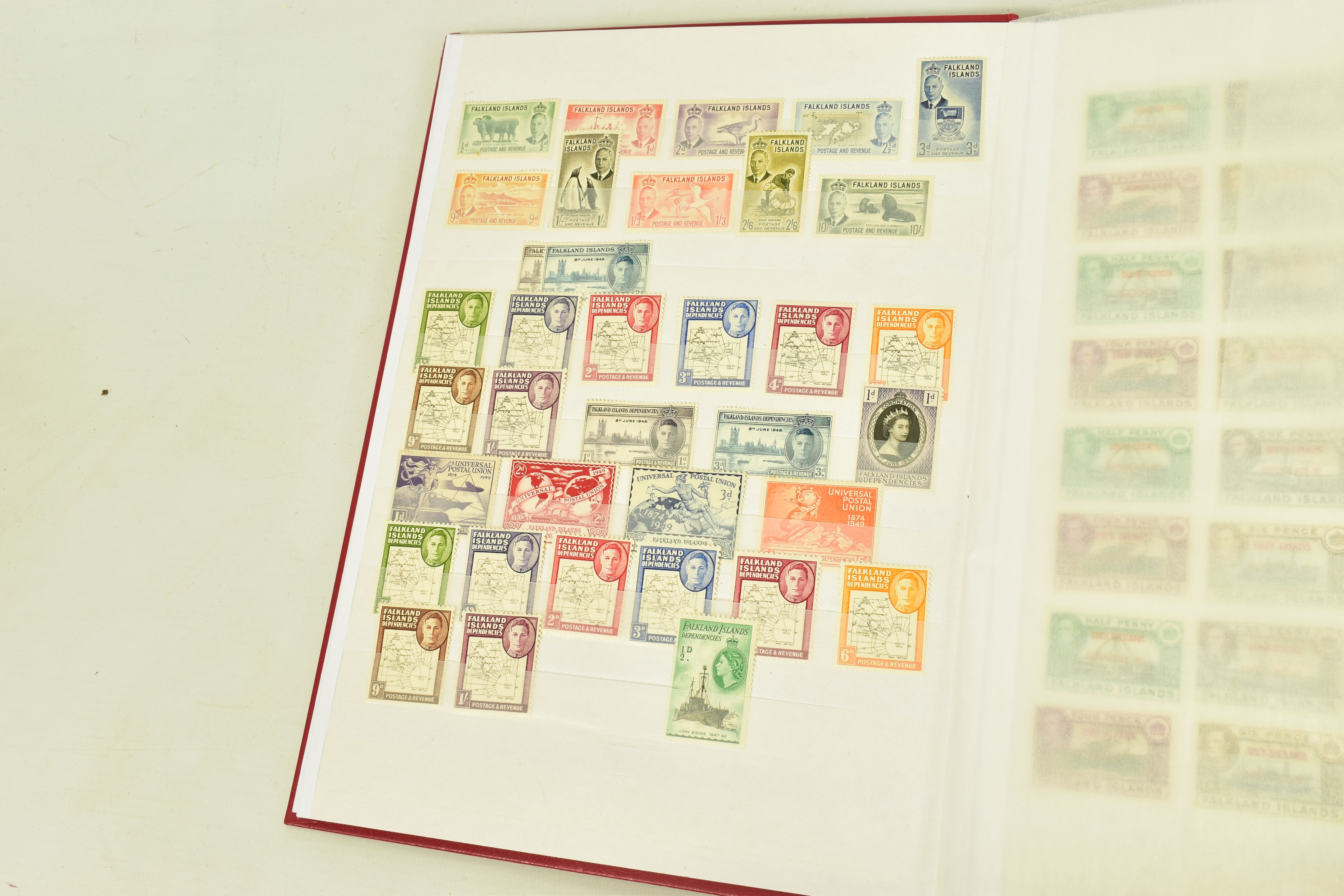 COLLECTION OF COMMONWEALTH STAMPS IN TWO ALBUMS, the first, a stockbook of mainly KGVI/QEII mint and - Image 6 of 27