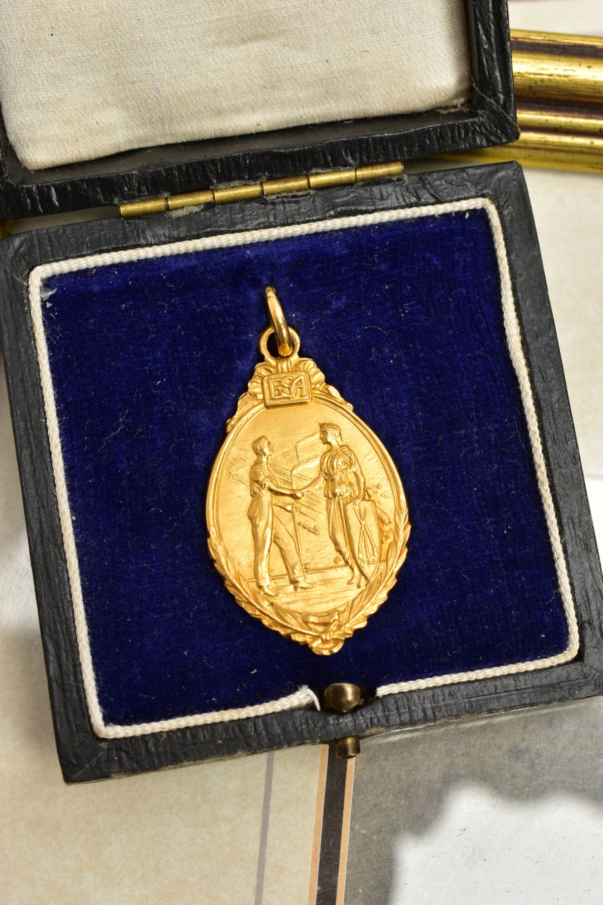 A WORLD WAR ONE ARCHIVE OF MEDALS, DEATH PLAQUE, PHOTOS, etc to include, WWI Victory Medal named - Image 10 of 16