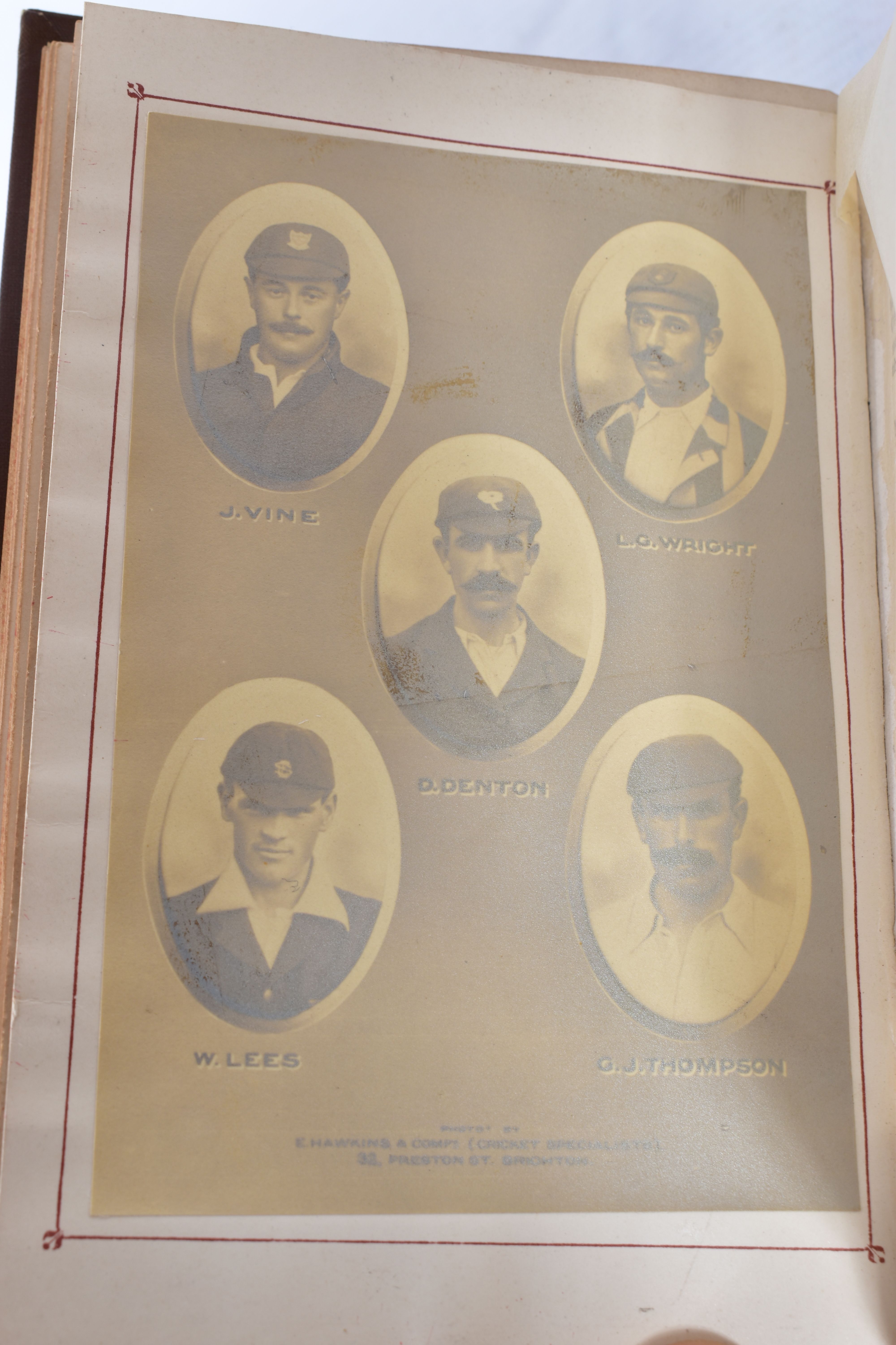 WISDEN; John Wisden's Cricketers' Almanack for 1906, 43rd edition, photographic plate intact, - Image 4 of 7