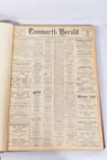 THE TAMWORTH HERALD, an Archive of the Tamworth Herald Newspaper from 1956, the newspapers are bound