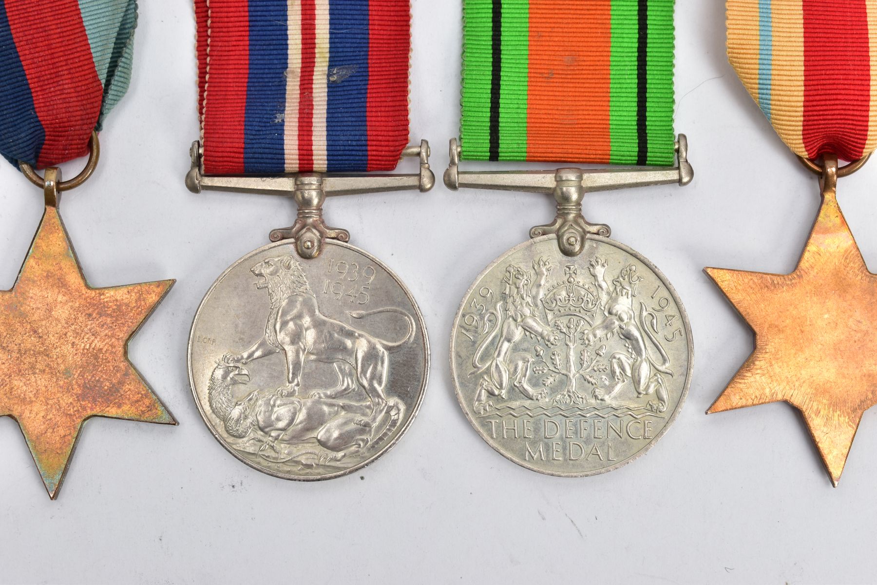 WORLD WAR TWO MEDALS, to include 1939-45, Africa Stars Defence & War medal, loose un-named as - Image 3 of 4