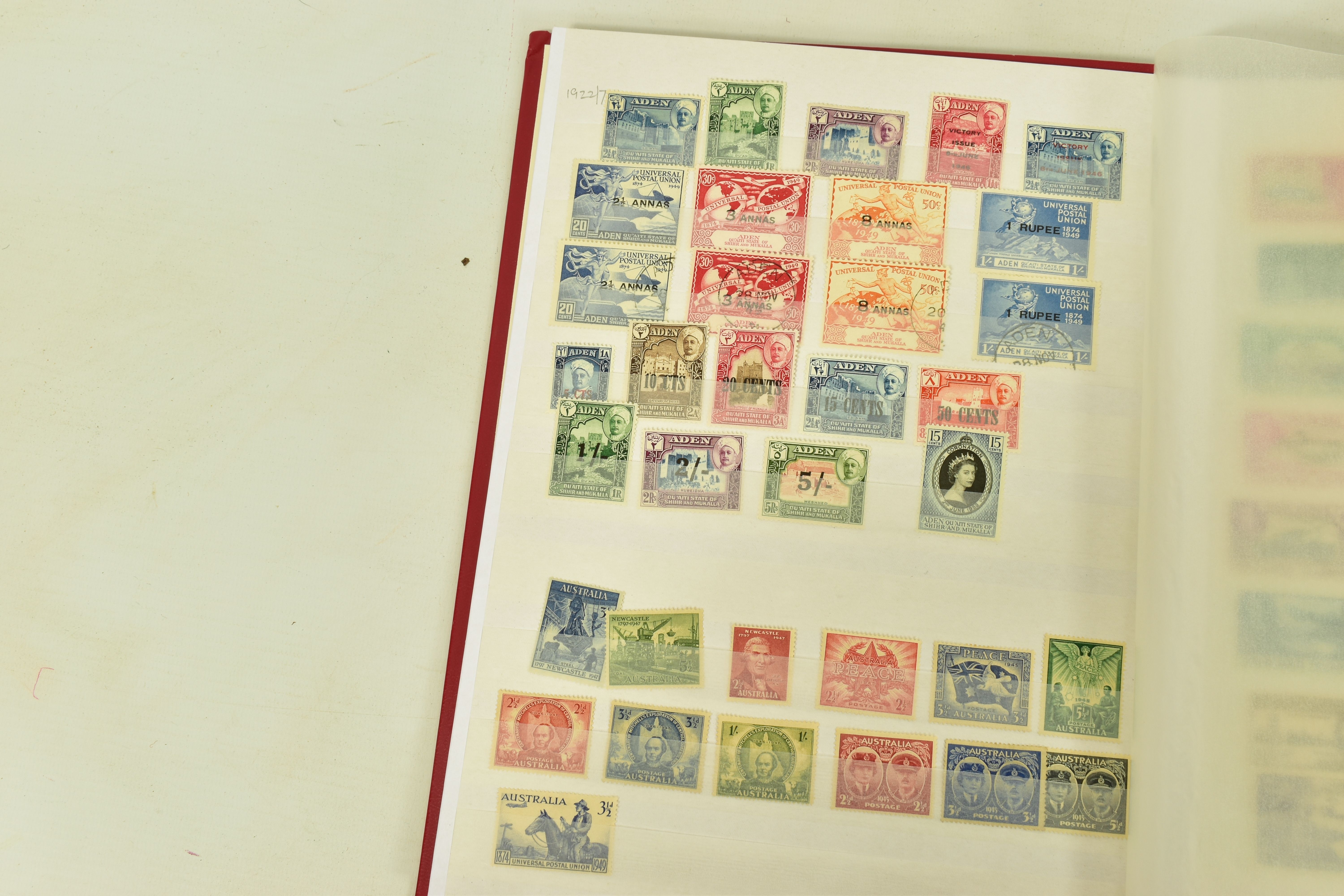 COLLECTION OF COMMONWEALTH STAMPS IN TWO ALBUMS, the first, a stockbook of mainly KGVI/QEII mint and - Image 4 of 27