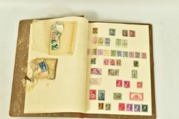LARGE ALBUM WITH WORLDWIDE COLLECTION OF STAMPS, to 1940s mint and used