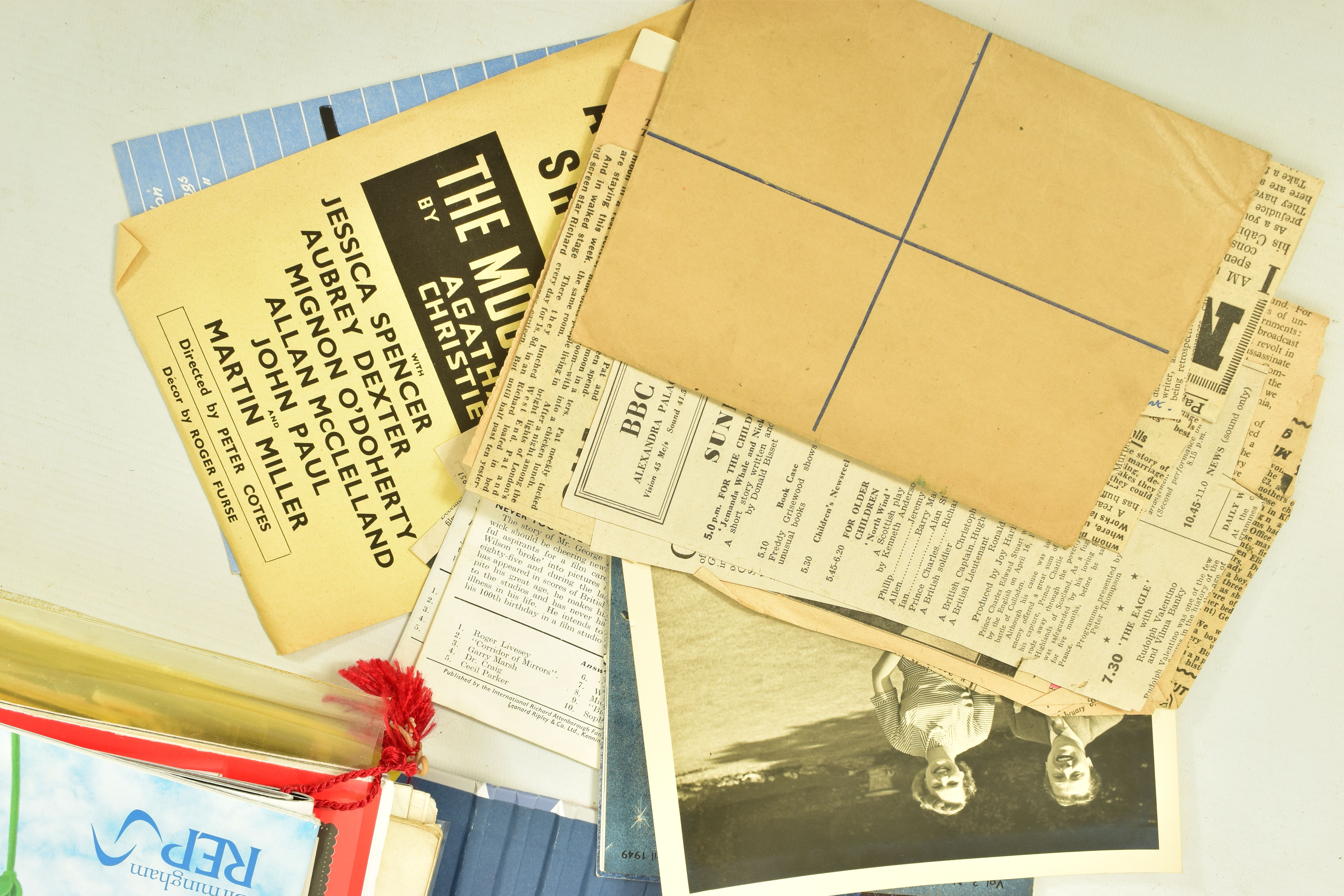 THEATRE EPHEMERA, a large collection of Theatrical Programmes, ticket stubs, Press cuttings, - Image 16 of 16