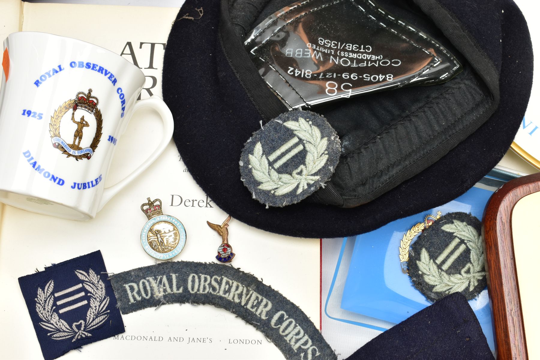 A SMALL SUITCASE CONTAINING AN ARCHIVE OF ROYAL OBSERVER CORPS ITEMS, attributed to Obs R.FOLLOWS - Image 9 of 9