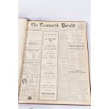 THE TAMWORTH HERALD, an Archive of the Tamworth Herald Newspaper from 1928, the newspapers are bound