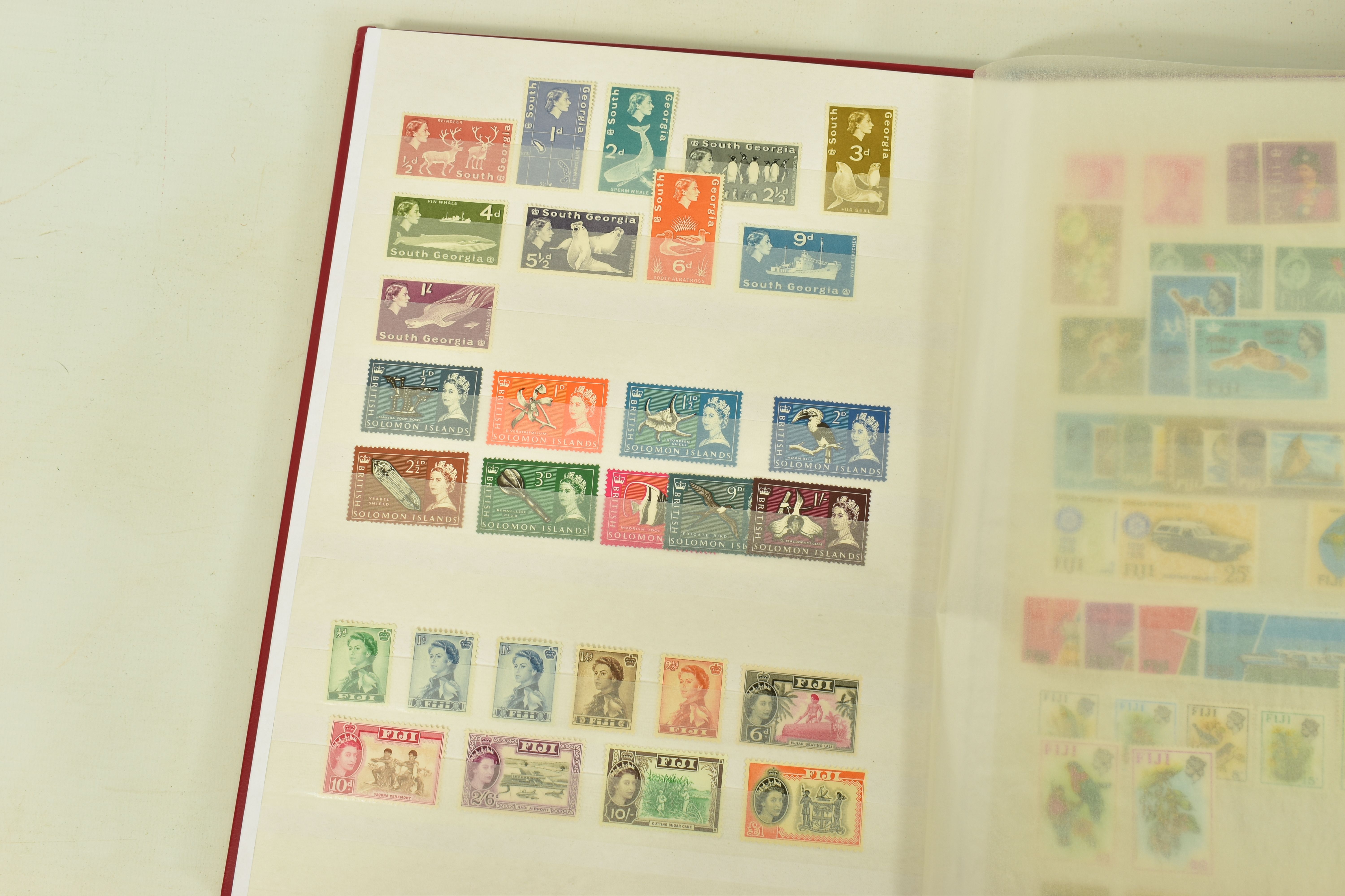 COLLECTION OF COMMONWEALTH STAMPS IN TWO ALBUMS, the first, a stockbook of mainly KGVI/QEII mint and - Image 8 of 27