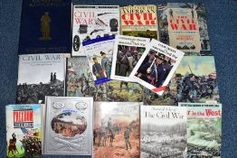 A SMALL COLLECTION OF MILITARY BOOKS, sixteen in number, subject US Civil War, three softbacks,