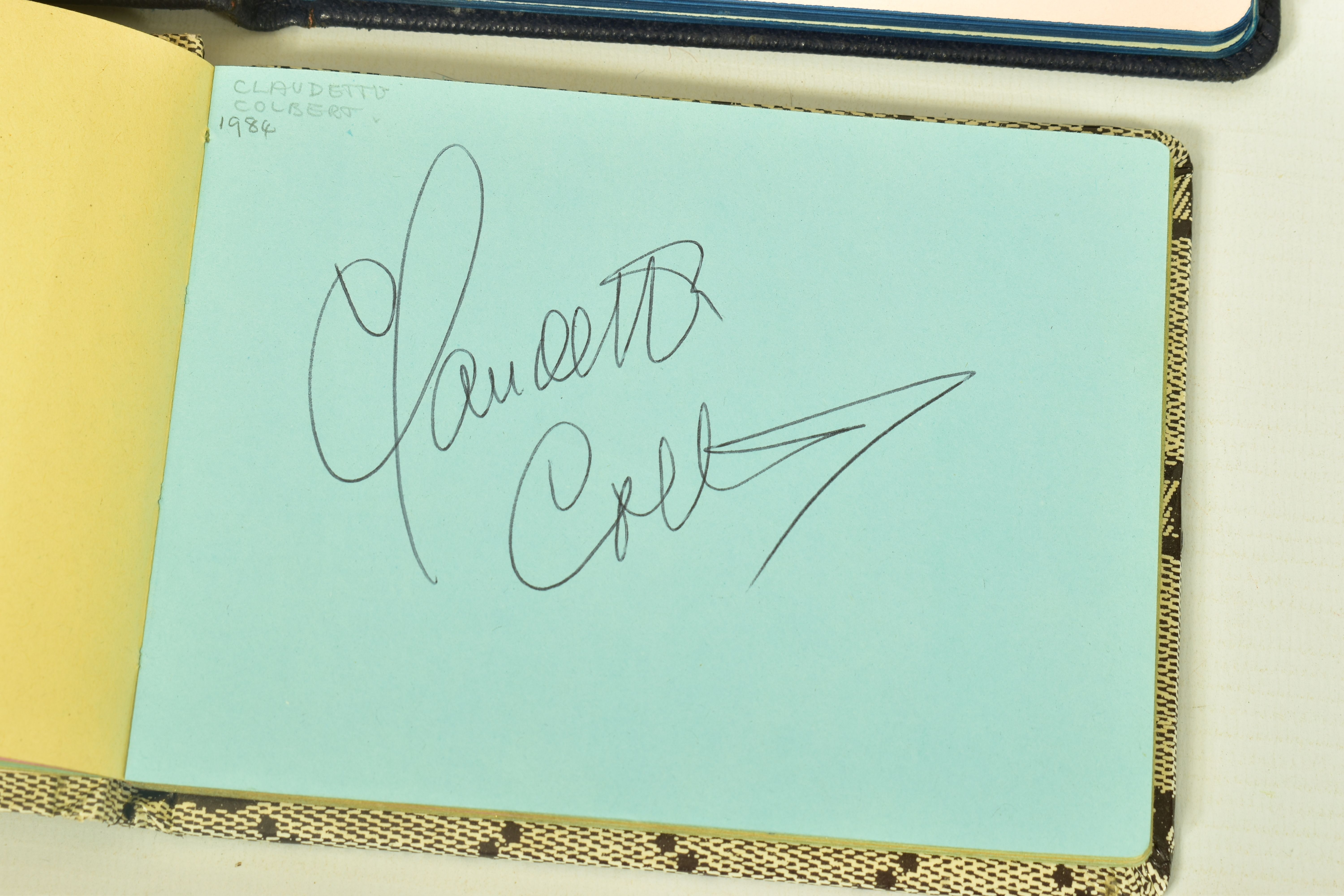 FILM & STAGE AUTOGRAPH ALBUM, a collection of signatures in two autograph albums featuring some of - Image 7 of 8