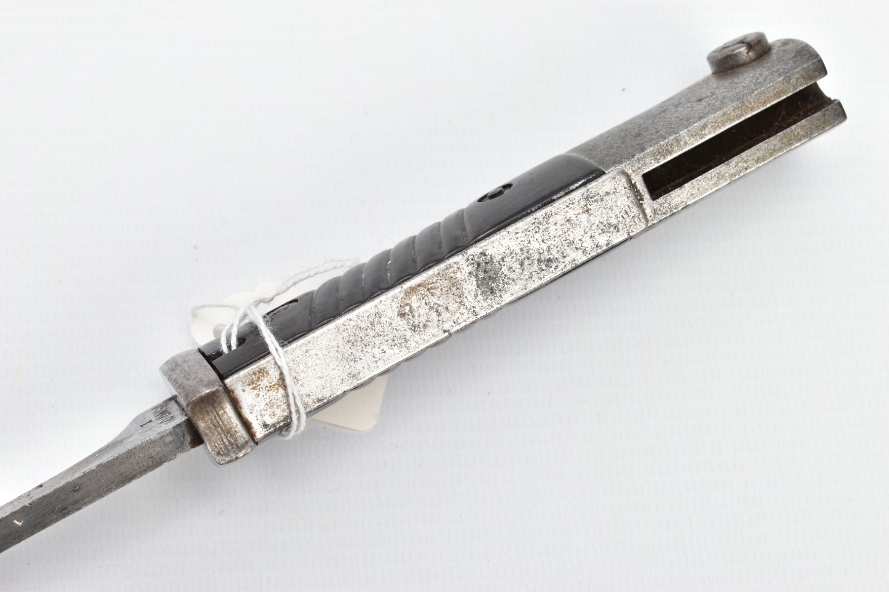 A GERMAN WORLD WAR TWO BAYONET, for the K98 Mauser rifle, bayonet is in good condition, with minimal - Image 8 of 8