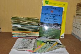 CRICKET YEARBOOKS - NOTTINGHAMSHIRE, a collection of Nottinghamshire County Cricket Club Yearbook/