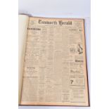 THE TAMWORTH HERALD, an Archive of the Tamworth Herald Newspaper from 1947, the newspapers are bound