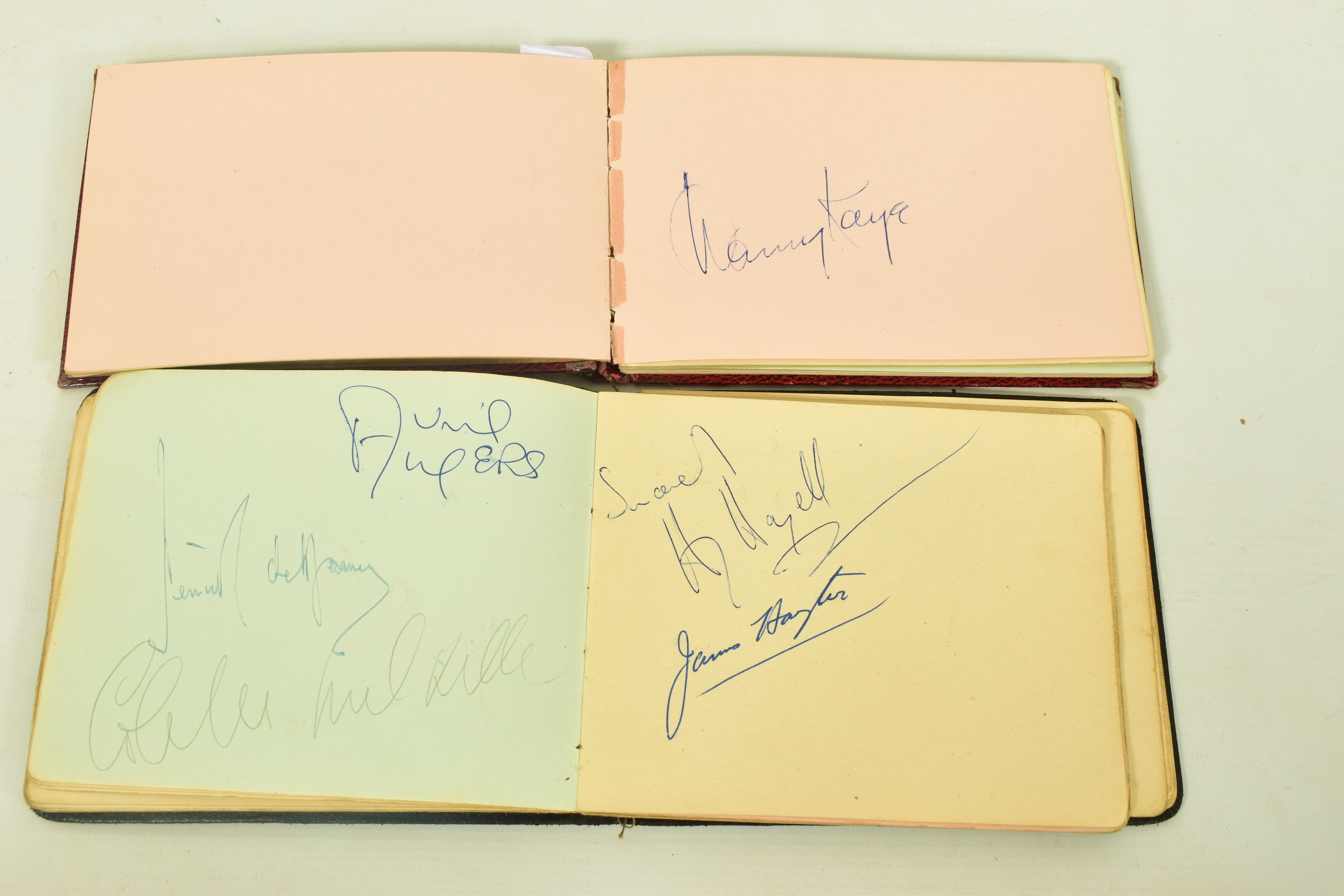 FILM & STAGE AUTOGRAPH ALBUM, a collection of signatures in two autograph albums featuring some of - Image 7 of 11