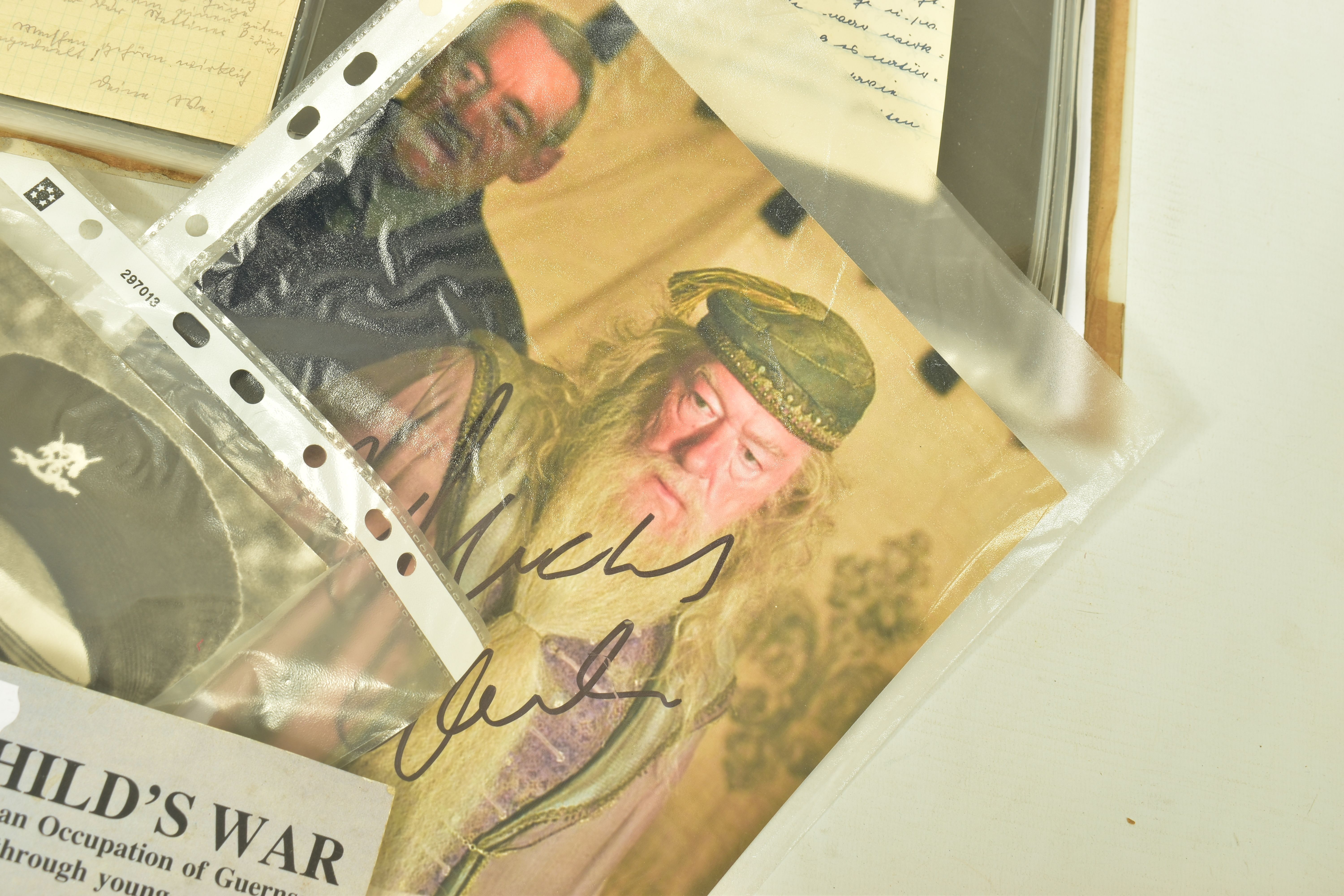 EPHEMERA, two photograph film stills, Michael Gambon (signed) and Issabelle Adjani / Francois - Image 6 of 13