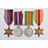 WORLD WAR TWO MEDALS, to include 1939-45, Africa Stars Defence & War medal, loose un-named as
