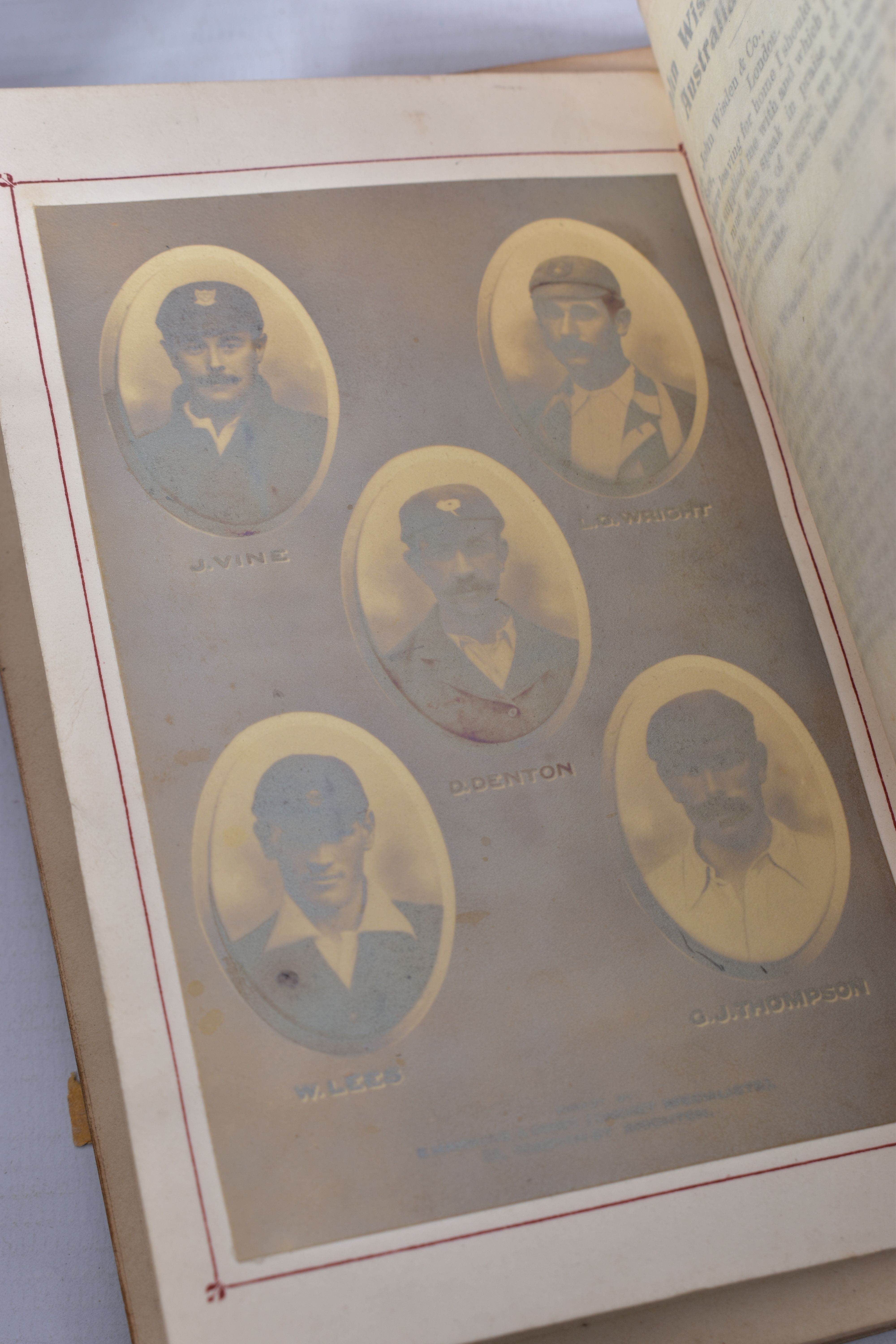 WISDEN; John Wisden's Cricketers' Almanack for 1906, 43rd edition, photographic plate intact, - Image 9 of 9