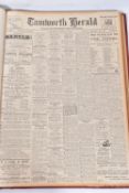 THE TAMWORTH HERALD - WAR YEAR EDITION, an Archive of the Tamworth Herald Newspaper covering 1945,