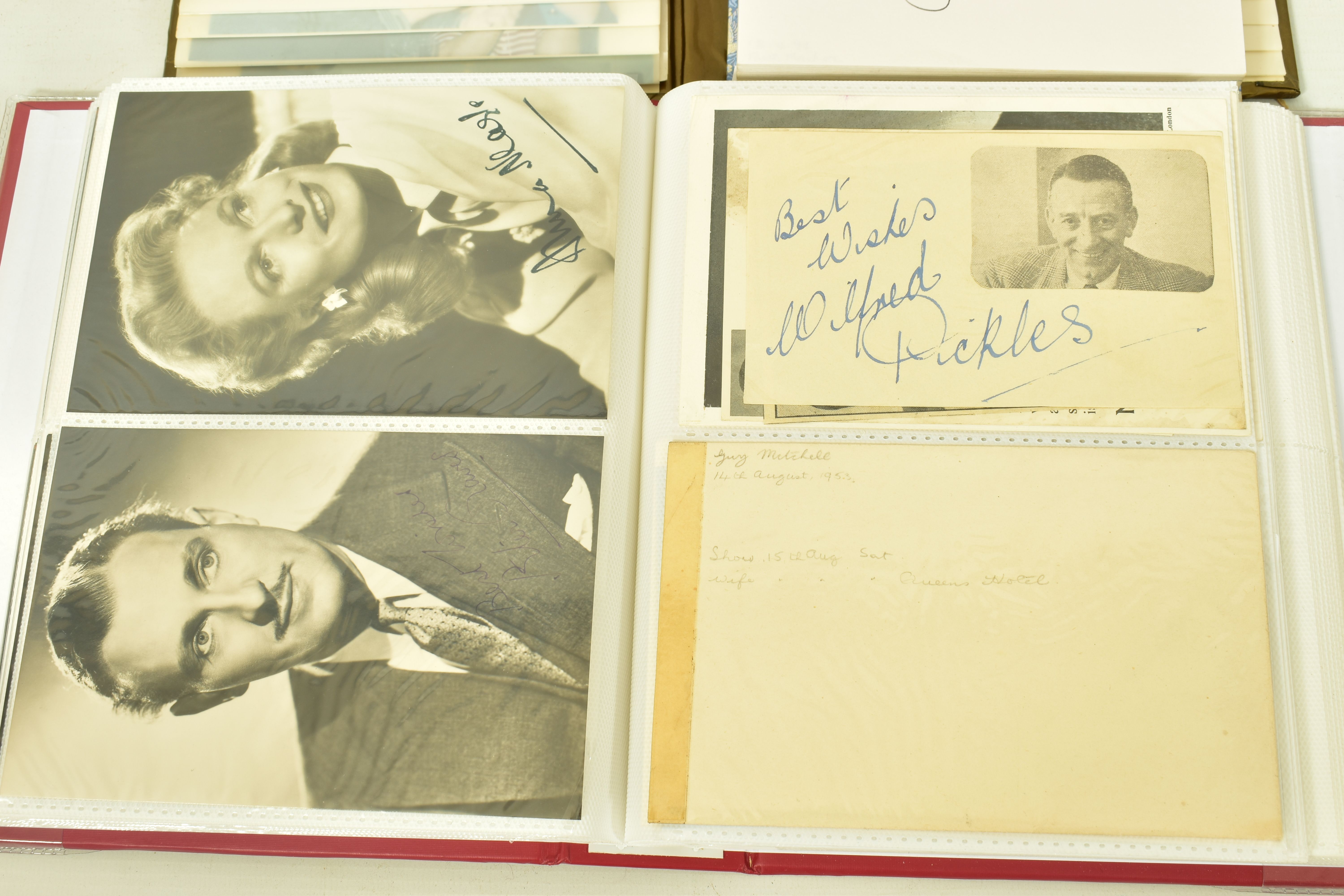 FILM, TELEVISION & STAGE AUTOGRAPH ALBUM & PHOTOGRAPHS, a collection featuring one album of - Image 8 of 17