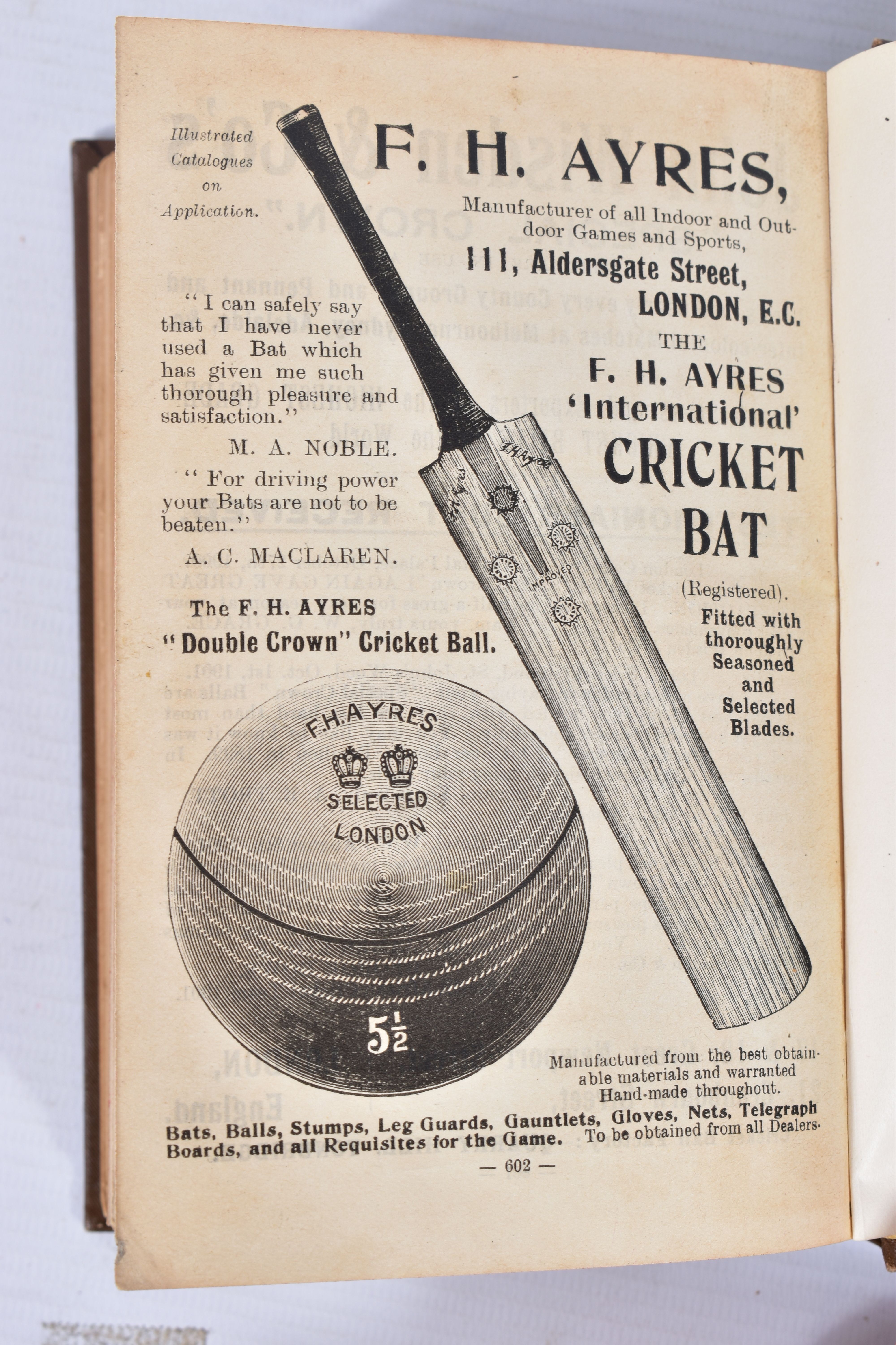 WISDEN; John Wisden's Cricketers' Almanack for 1906, 43rd edition, photographic plate intact, - Image 6 of 7