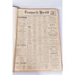 THE TAMWORTH HERALD, an Archive of the Tamworth Herald Newspaper from 1950, the newspapers are bound