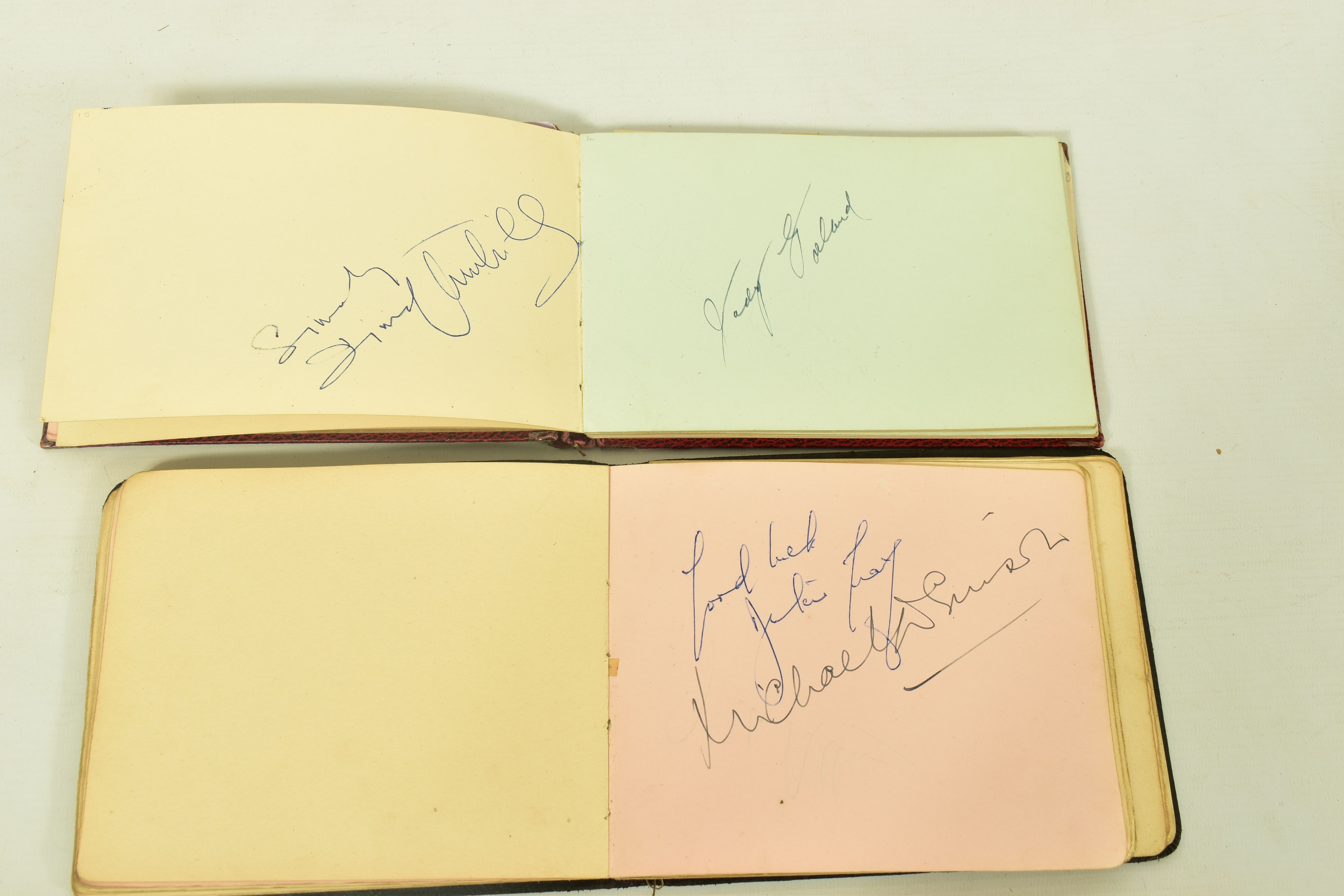 FILM & STAGE AUTOGRAPH ALBUM, a collection of signatures in two autograph albums featuring some of - Image 9 of 11