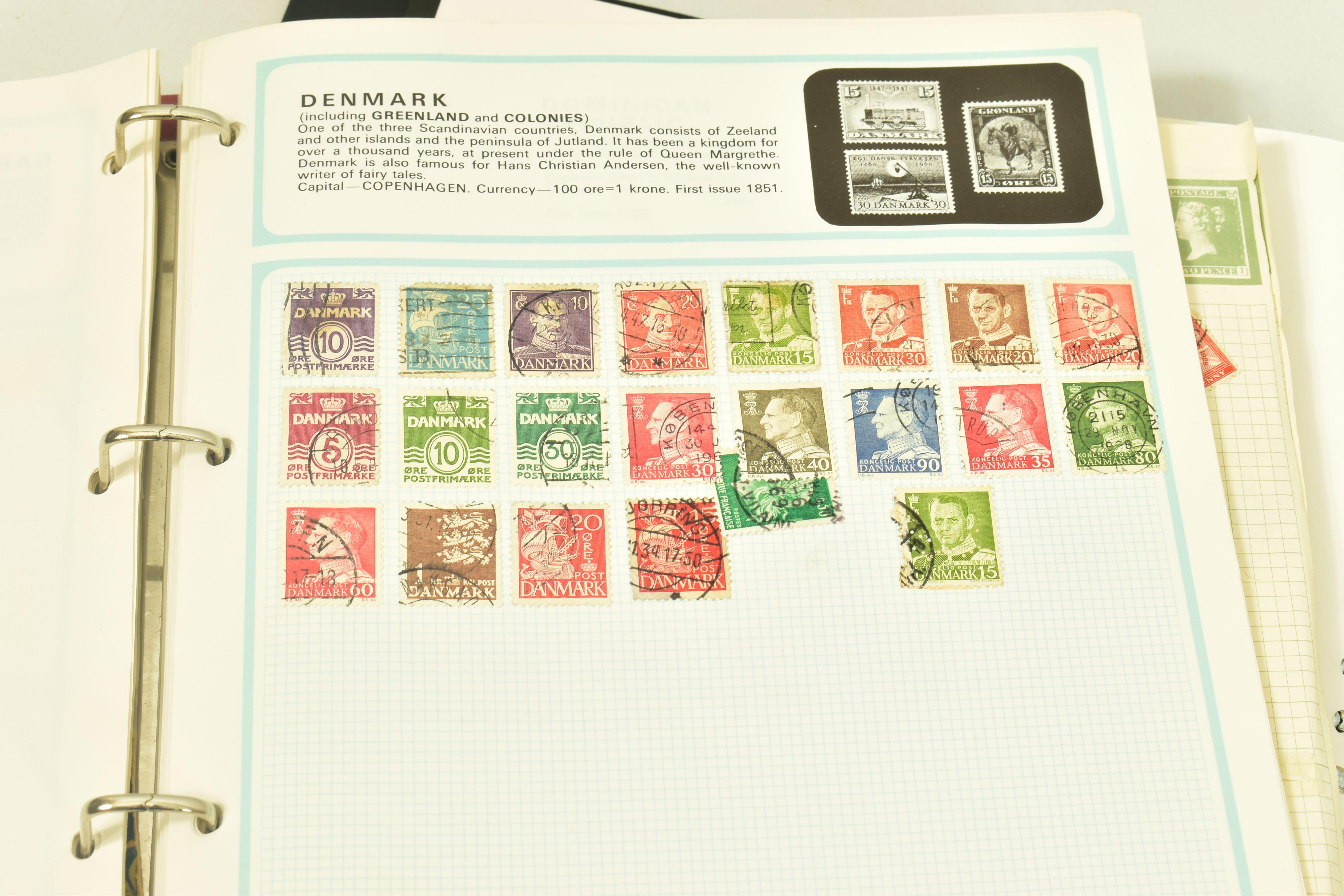 COLLECTION OF STAMPS IN TWO ALBUMS the first being a general worldwide collection, the second - Image 2 of 6