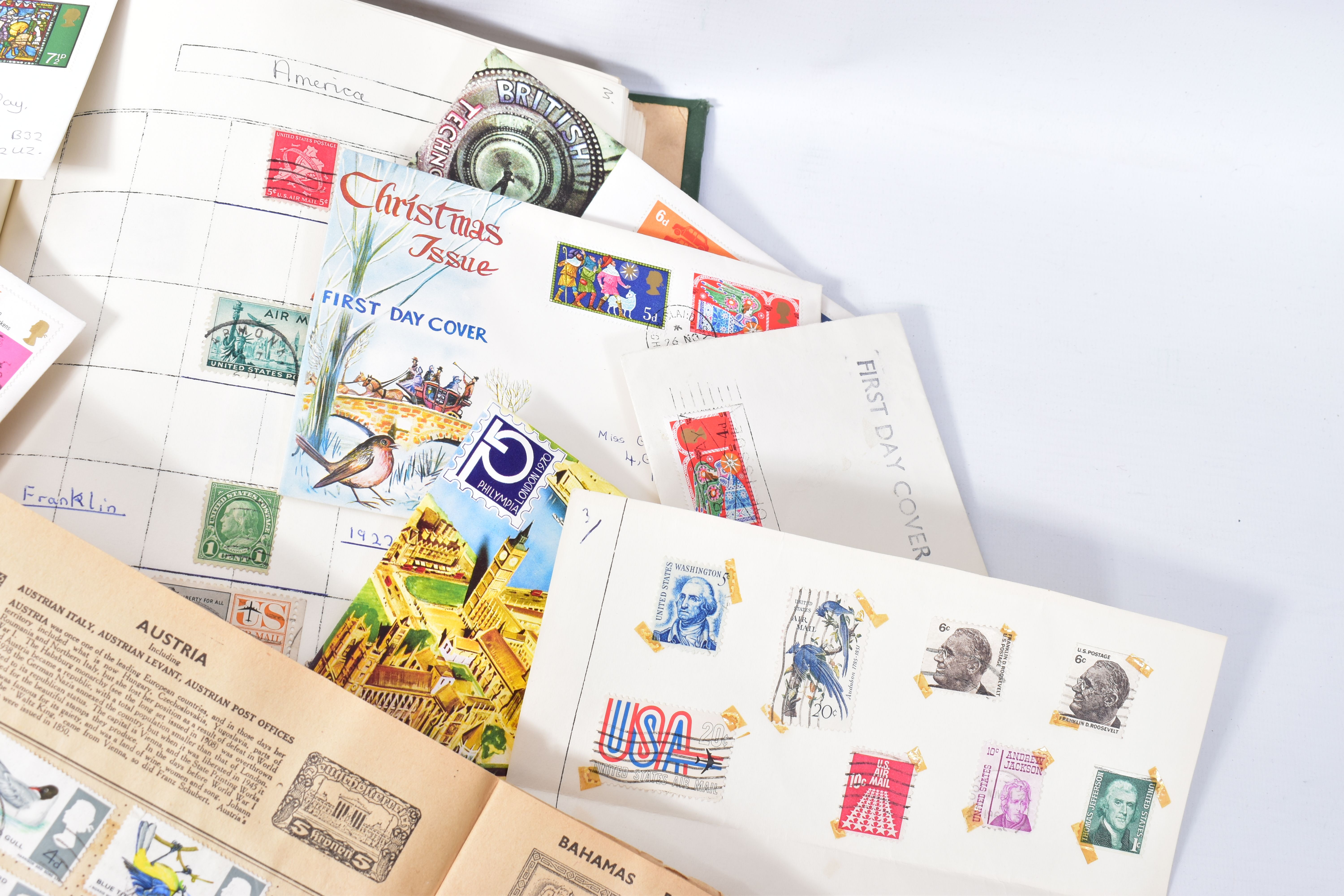 COLLECTION OF STAMPS IN FOUR ALBUMS and a range of GB first day covers - Image 5 of 8