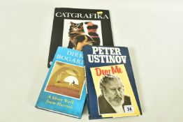 BOOKS, Ustinov; Peter. Dear Me, signed, Bogarde; Dirk. A Short Walk from Harrods, signed and