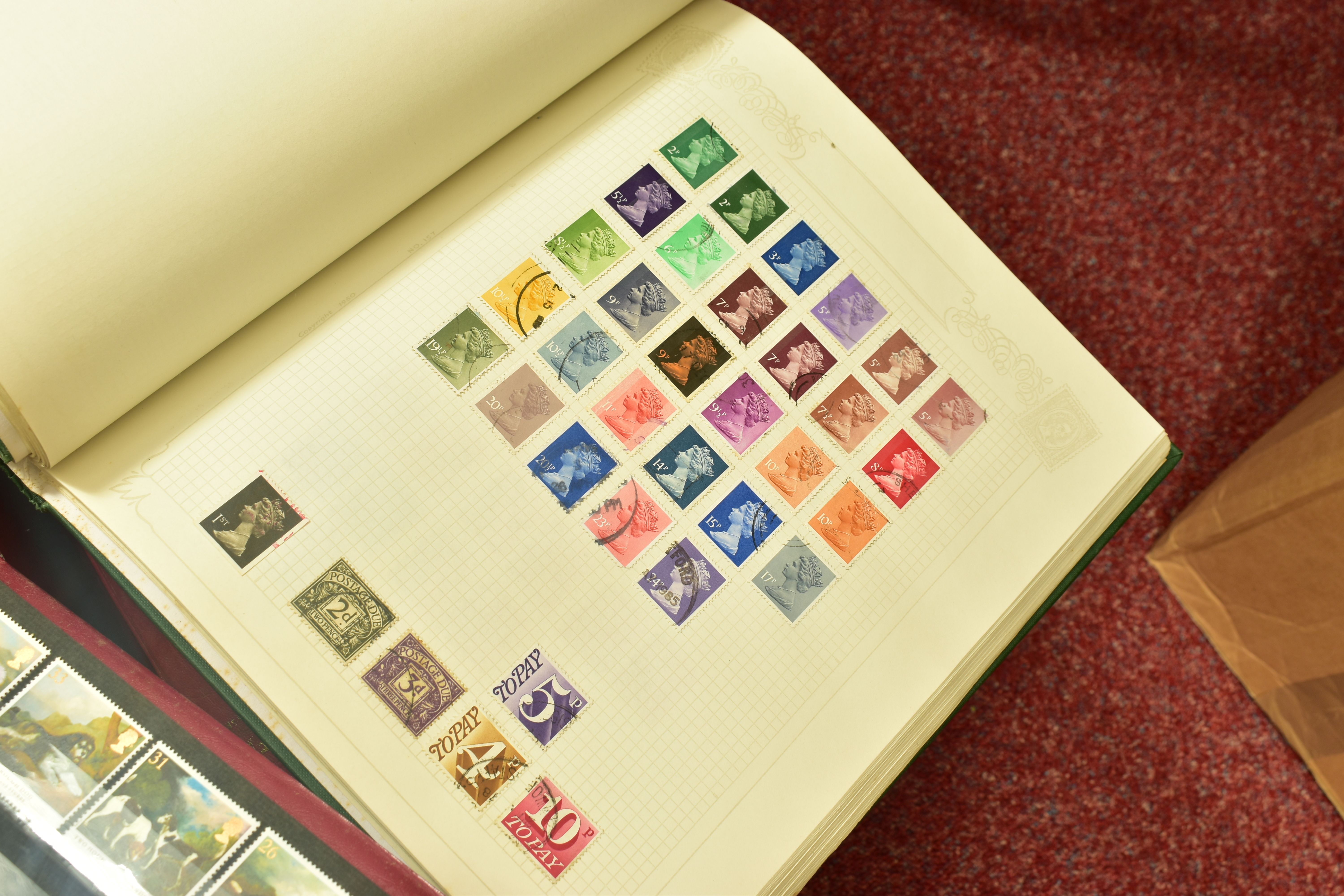 TWO BOXES OF STAMPS IN FIFTEEN ALBUMS, chiefly GB mint and used QEII as singles, first day covers - Image 12 of 17