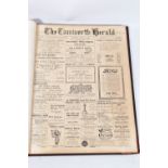 THE TAMWORTH HERALD, an Archive of the Tamworth Herald Newspaper from 1921, the newspapers are bound